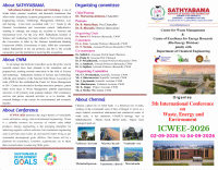 5th International Conference on Waste, Energy & Environment (ICWEE- 2026) International Conference Poster